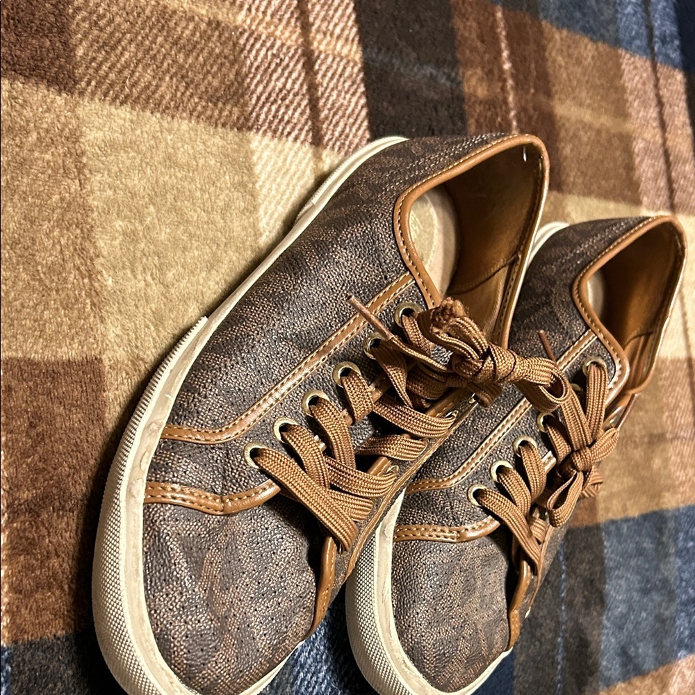 MICHAEL Michael Kors Brown Patterned Sneakers - image 10
